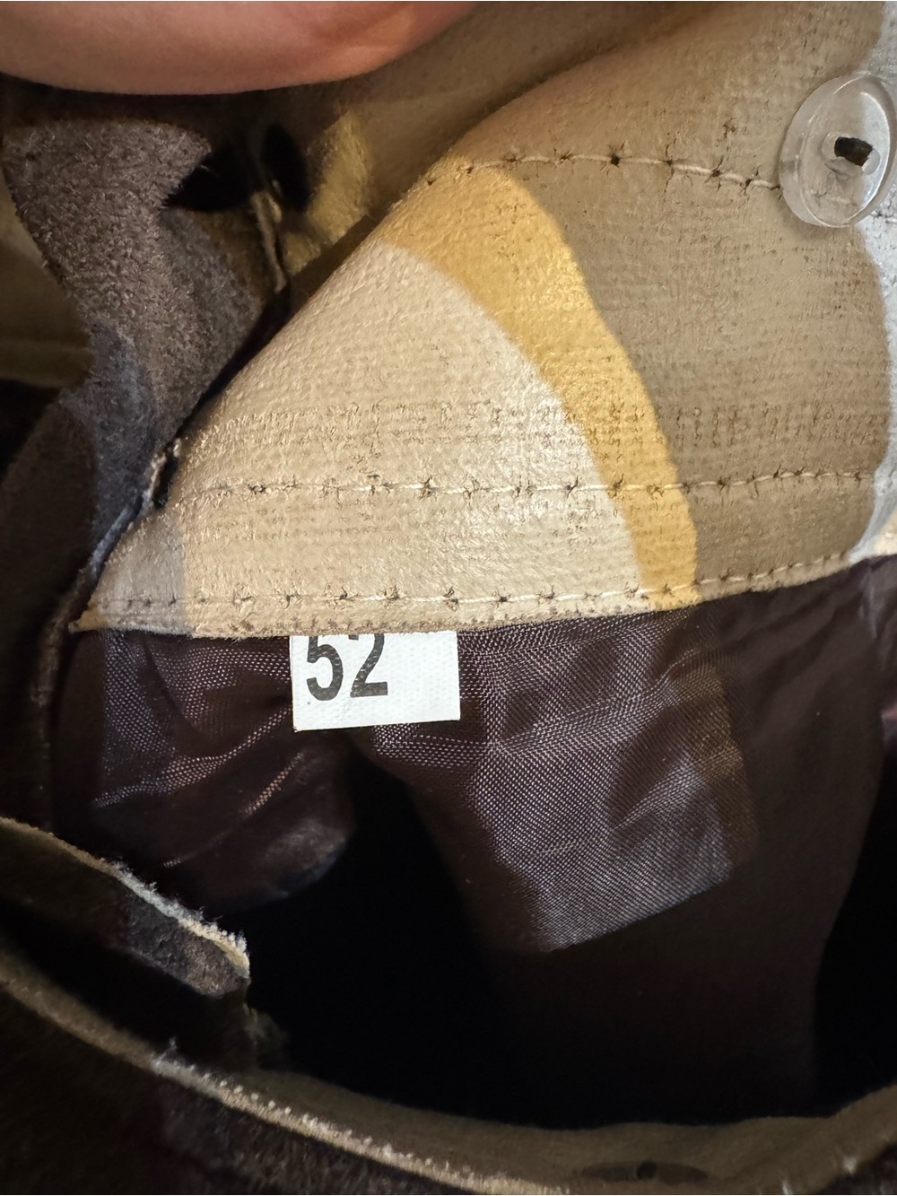 Men's Brown Suede Lederhosen-Style Suspender Bag - Picture 5 of 9